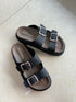 Casual Double Adjustable Strap Sliders